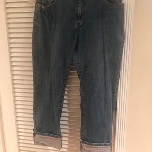 Five pocket Blue jeans